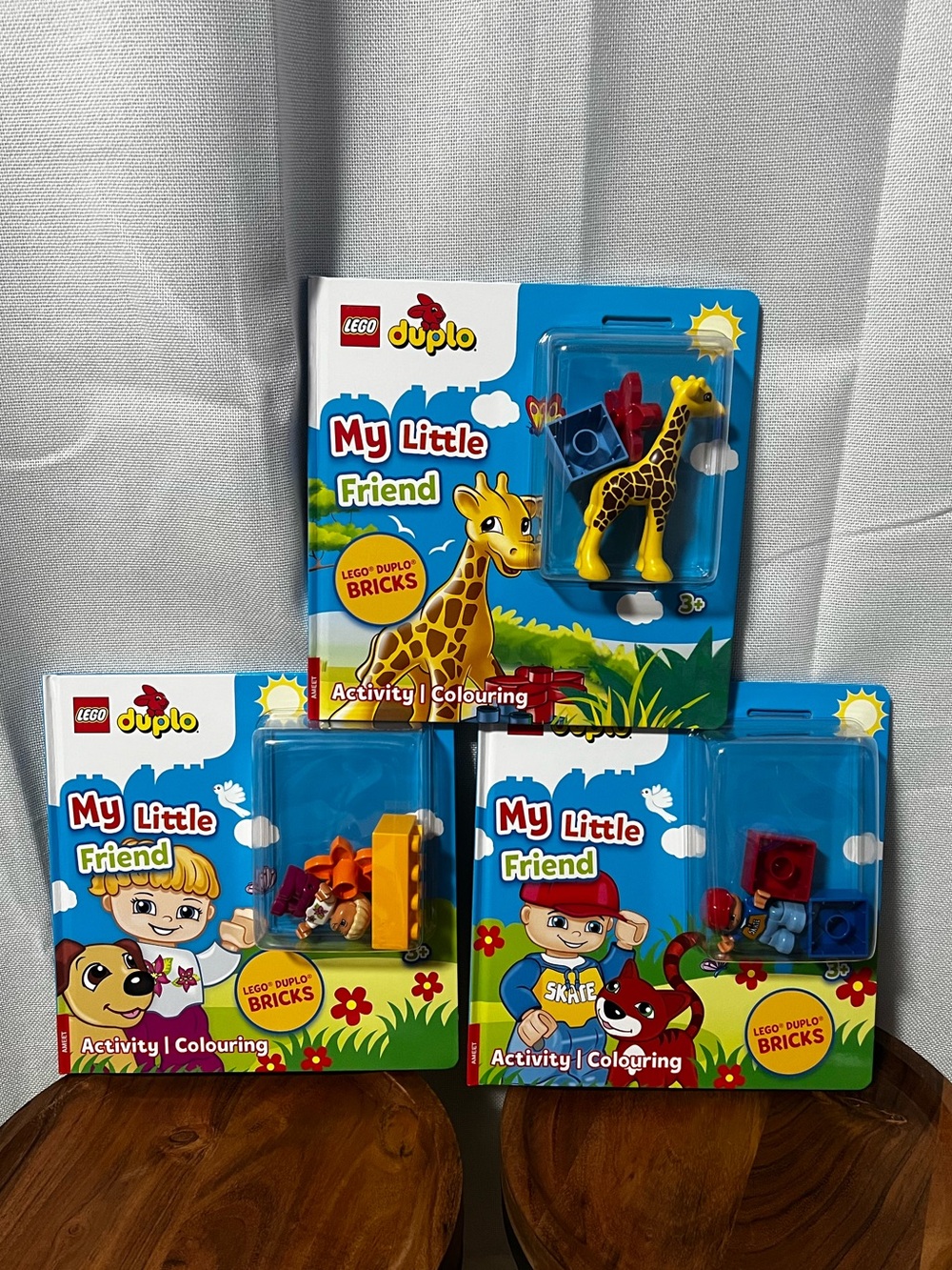 Lego Duplo Giraffe, Girl, Boy Book My Little Friend New Activity Book Lot Of 3